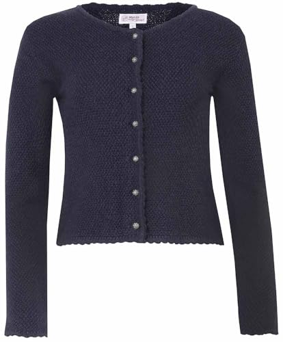 MarJo Trachtenjacke Vilseck | Jacke zum Dirndl für Damen | Strickjacke Trachten Dirndljacke (DE/NL/SE/PL, Alphanumerisch, S, Regular, Regular, marine) von MarJo Graceful