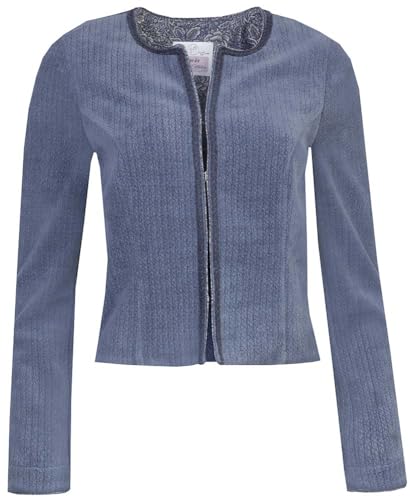 Marjo Trachtenjacke Naomi | Jacke zum Dirndl für Damen | Trachten Dirndljacke blau Gr 42 von MarJo Graceful
