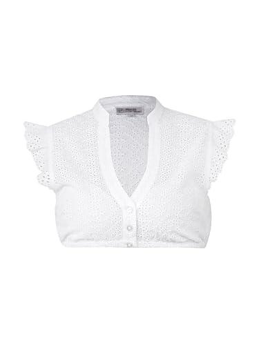 MarJo Damen Dirndlbluse KEMMERN weiß 40 von MarJo