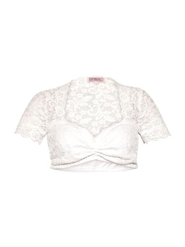 MarJo Damen Dirndlbluse Nadine-KOSIRA Offwhite 32 von MarJo