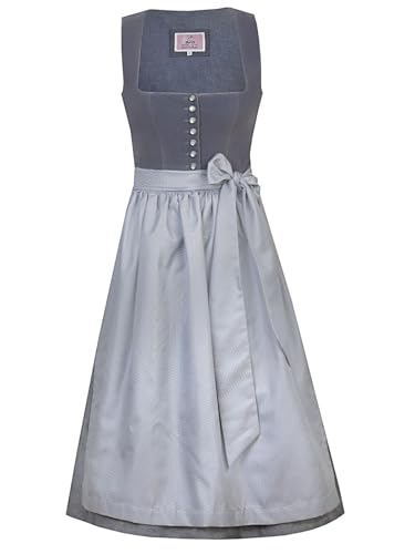 MarJo Damen Midi Dirndl MARLENE blau 46 von MarJo