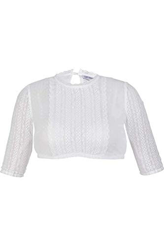 MarJo Damen Spitzen-Dirndlbluse transparent weiß, Offwhite, 40 MarJo Damen Spitzen-Dirndlbluse transparent weiß, Offwhite, 40 von MarJo