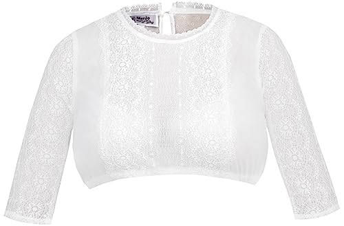 MarJo - Damen Trachten Bluse, GY-6-Gustina-Nova (994000-020037), Größe:38, Farbe:Off White (3497) von MarJo