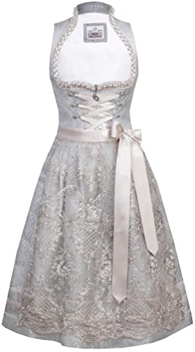 MarJo - Damen Trachten Dirndl, GY-6-Adele (594465-020039), Größe:36, Farbe:Silber/Nutria (0734) von MarJo