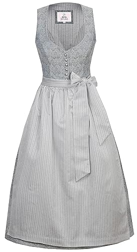 MarJo Dirndl Hilda (75cm) blau/Silber - 36 von MarJo