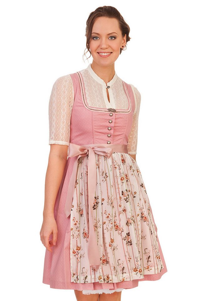MarJo Dirndl Midi Dirndl 2tlg. - BERDINA - puder von MarJo