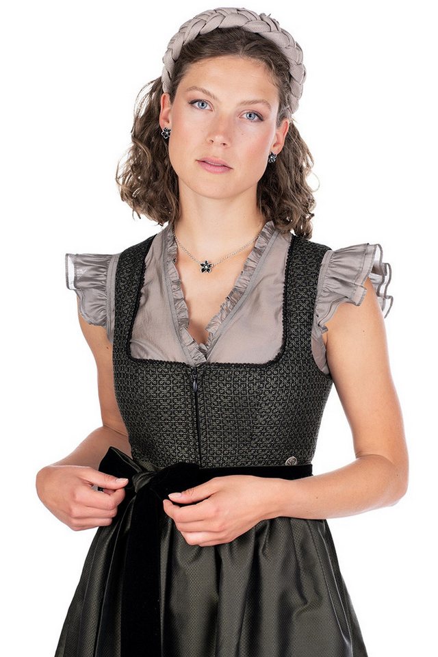 MarJo Dirndl Midi Dirndl 2tlg. - ELSENDORF - waldgrün/schwarz von MarJo