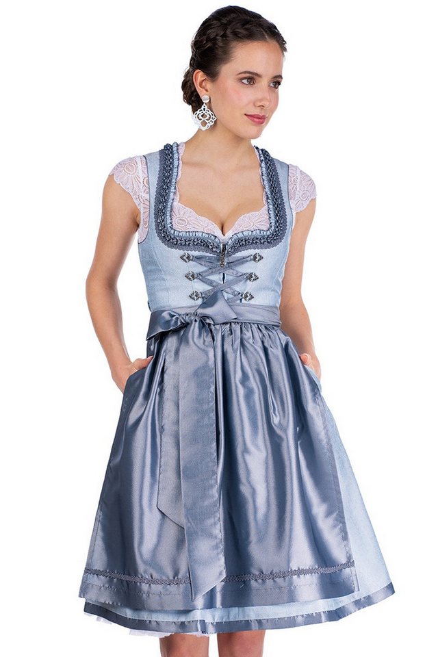 MarJo Dirndl Midi Dirndl 2tlg. - KATHI - wasserblau light von MarJo