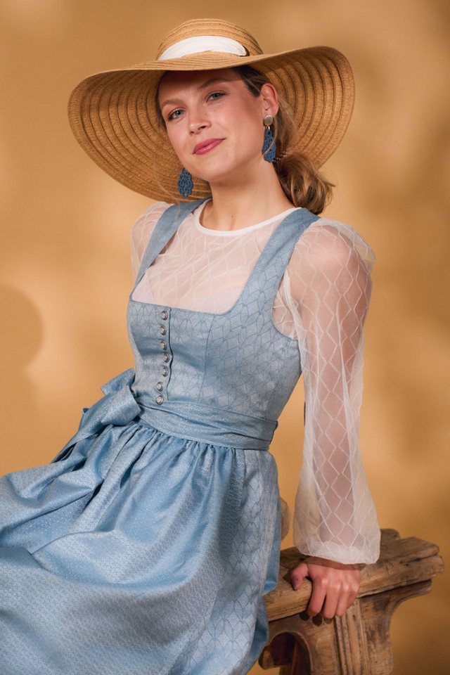 MarJo Dirndl Midi Dirndl 2tlg. - LANGDORF - light denim von MarJo