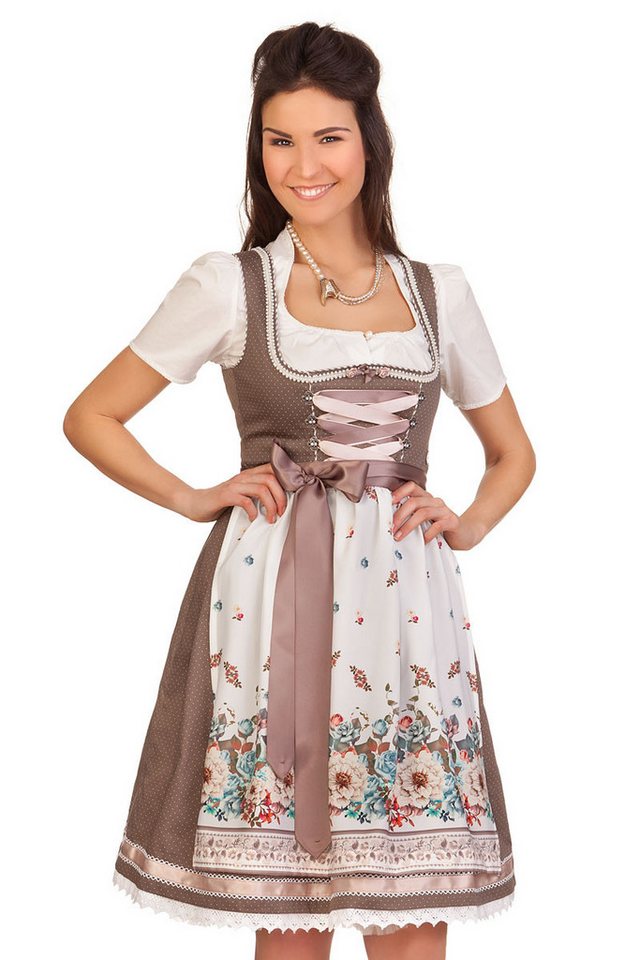 MarJo Dirndl Mini Dirndl 2tlg. - TERZIA - nougat von MarJo