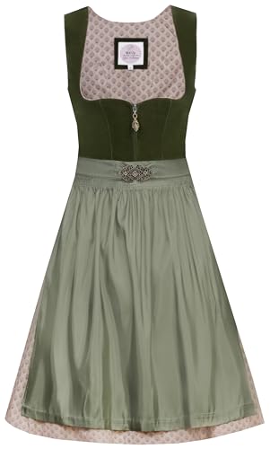 MarJo Dirndl Pia (58 cm) moos/Altrosa - 46 von MarJo