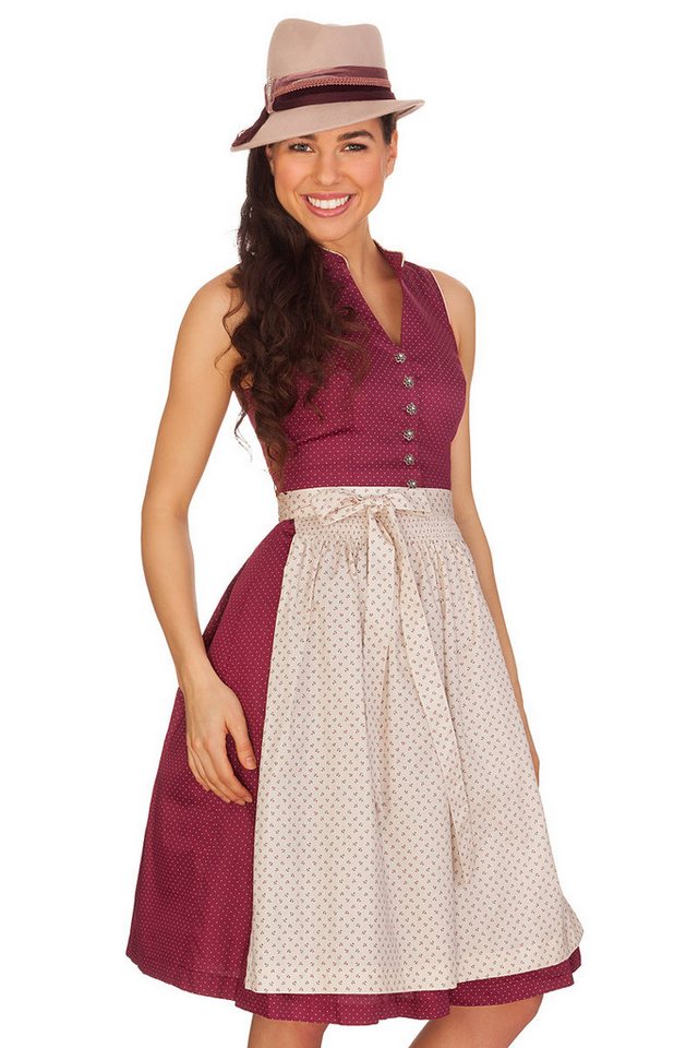 MarJo Dirndl Retro Dirndl 2tlg. - HELENE - brombeer von MarJo