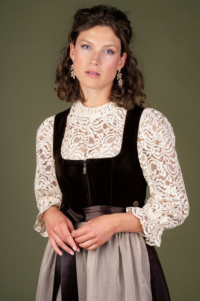 MarJo Dirndl Samt Dirndl 2tlg. - BIDINGEN - lakritz von MarJo