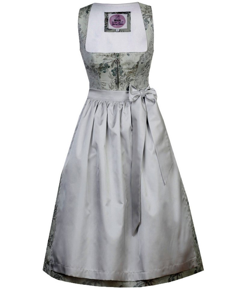MarJo Dirndl 'Susanne' mit floralem Muster 698170, Mint 70cm von MarJo