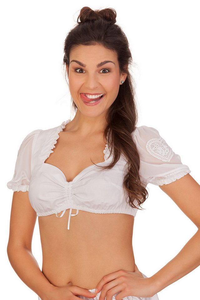 MarJo Dirndlbluse Dirndlbluse - BELINDA-TALA - weiß von MarJo