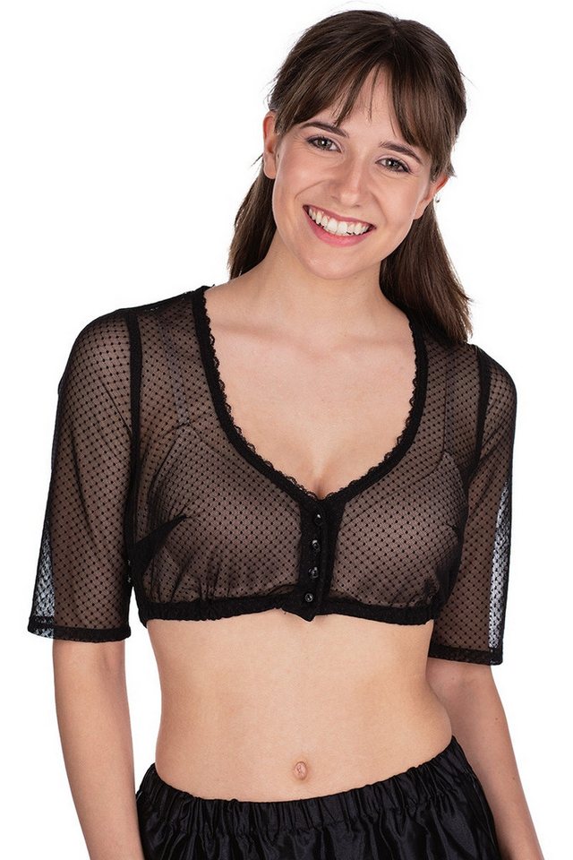 MarJo Dirndlbluse Dirndlbluse - ILENA-MARIA - schwarz von MarJo