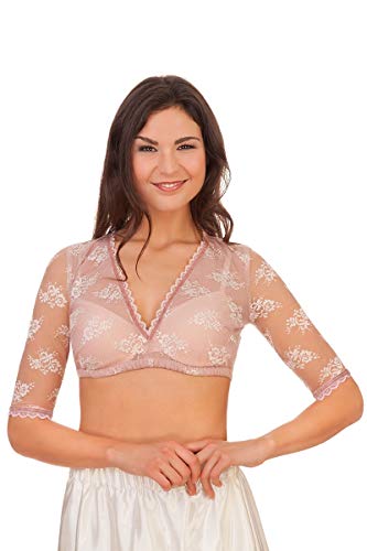 MarJo Dirndlbluse - Frieda-Doro - Blush, offweiß von MarJo