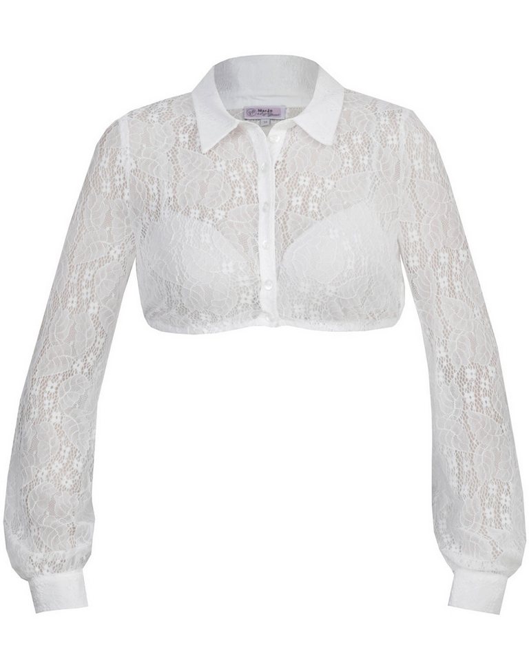 MarJo Dirndlbluse 'Harper-Malinda' Langarm 301600, Offwhite von MarJo