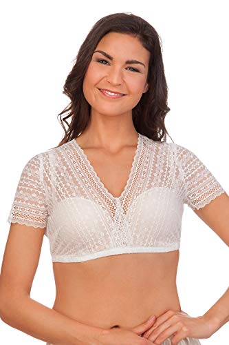 MarJo Dirndlbluse - NANITA-Lotta - offweiß von MarJo