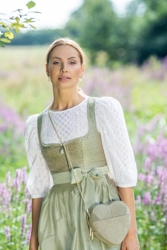 MarJo Dirndlbluse 'Vellburg' 3/4 Arm, Weiß von MarJo