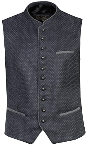 MarJo - Herren Trachten Weste, GE-6-Gabriel (710700-020041), Größe:48, Farbe:anthrazit (0202) von MarJo