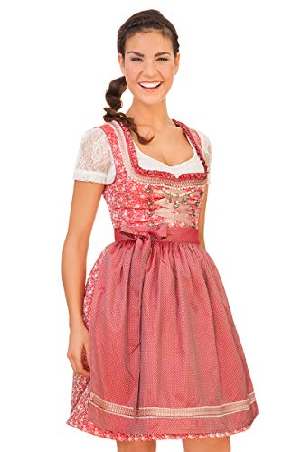 MarJo Midi Dirndl 2tlg. - GRADA - rot von MarJo