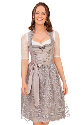 MarJo Midi Dirndl 2tlg. - GOLDA - hellblau von MarJo