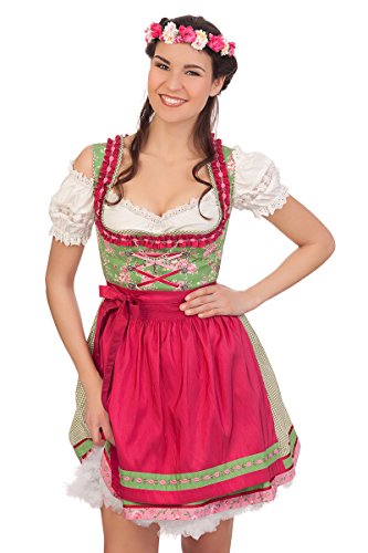 MarJo Trachten Minidirndl 2tlg. - Klarissa - apfelgrün, Größe 30 von MarJo