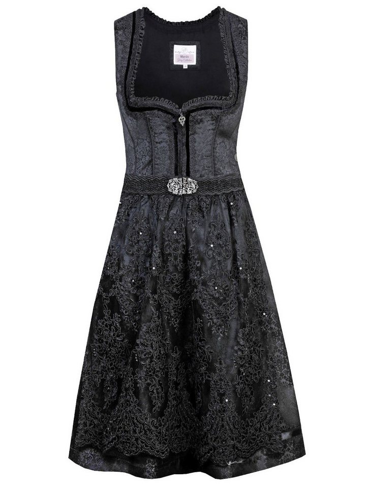 MarJo Trachtenkleid Midi Dirndl 2tlg. 65cm KORDULA schwarz von MarJo