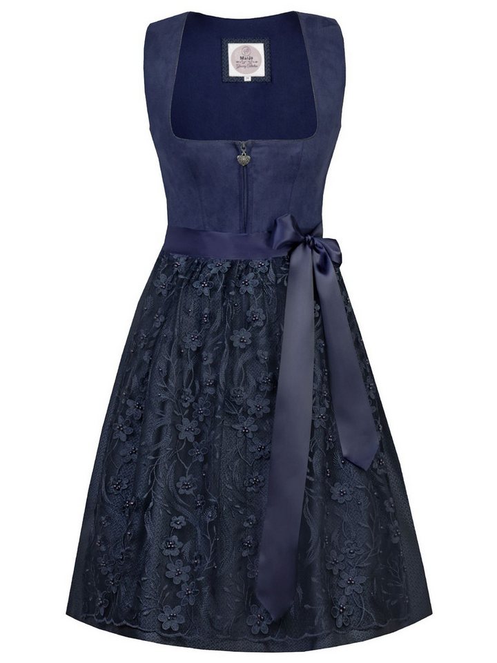 MarJo Trachtenkleid Mini Dirndl 2tlg. 58 cm ISA deep ocean blue von MarJo