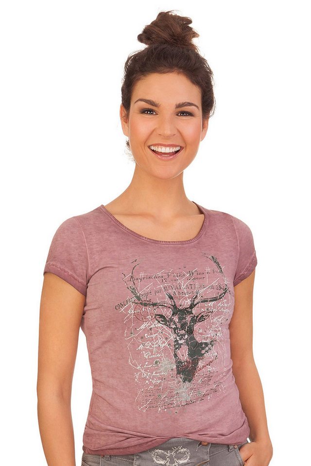 MarJo Trachtenshirt Trachtenshirt Damen - MICHAELA - mauve von MarJo