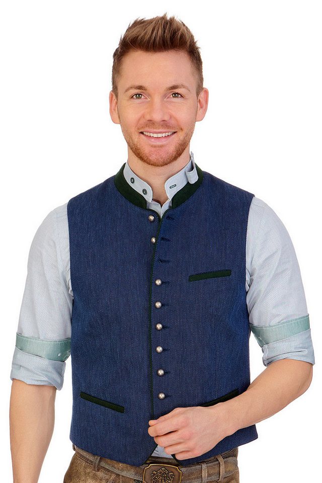 MarJo Trachtenweste Trachtenweste - AGONIS - dunkelblau von MarJo