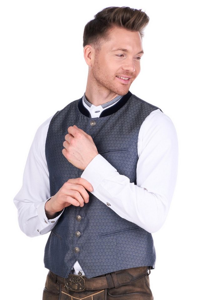 MarJo Trachtenweste Trachtenweste - CONSTANTIN - kupferblau von MarJo