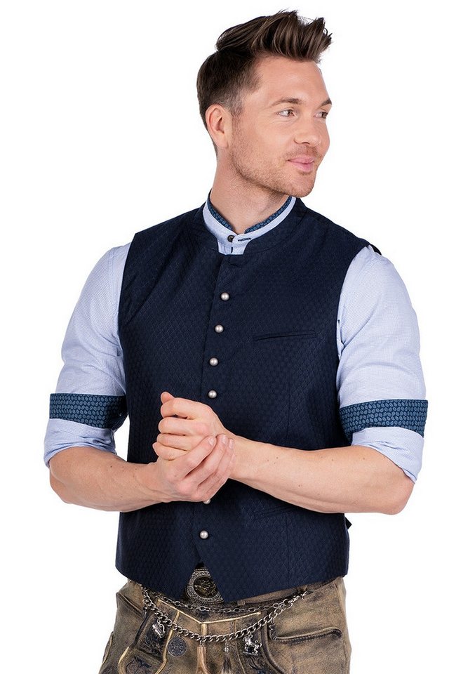 MarJo Trachtenweste Trachtenweste - TEGERNHEIM - nachtblau von MarJo