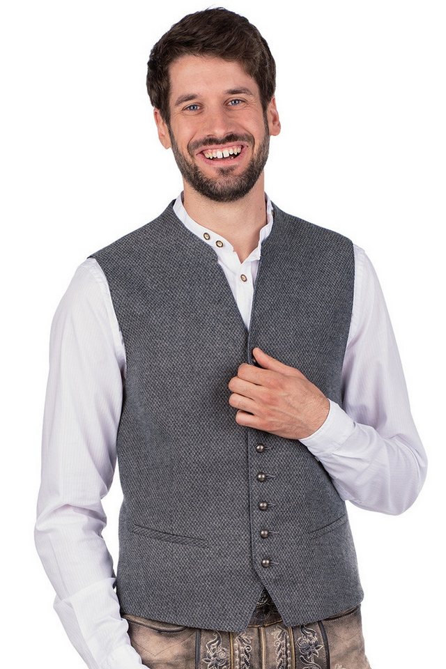MarJo Trachtenweste Trachtenweste - THOMAS - steingrau von MarJo