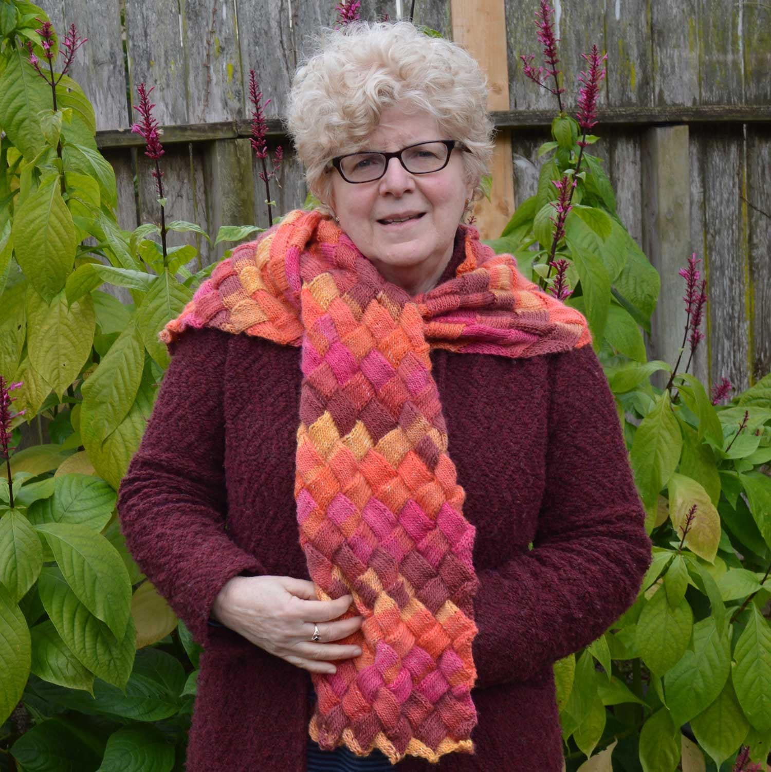 Handgestrickte Entrelac Schal #10 Handgestrickte Entrelac Schal #10 von MaraSolowayDesigns