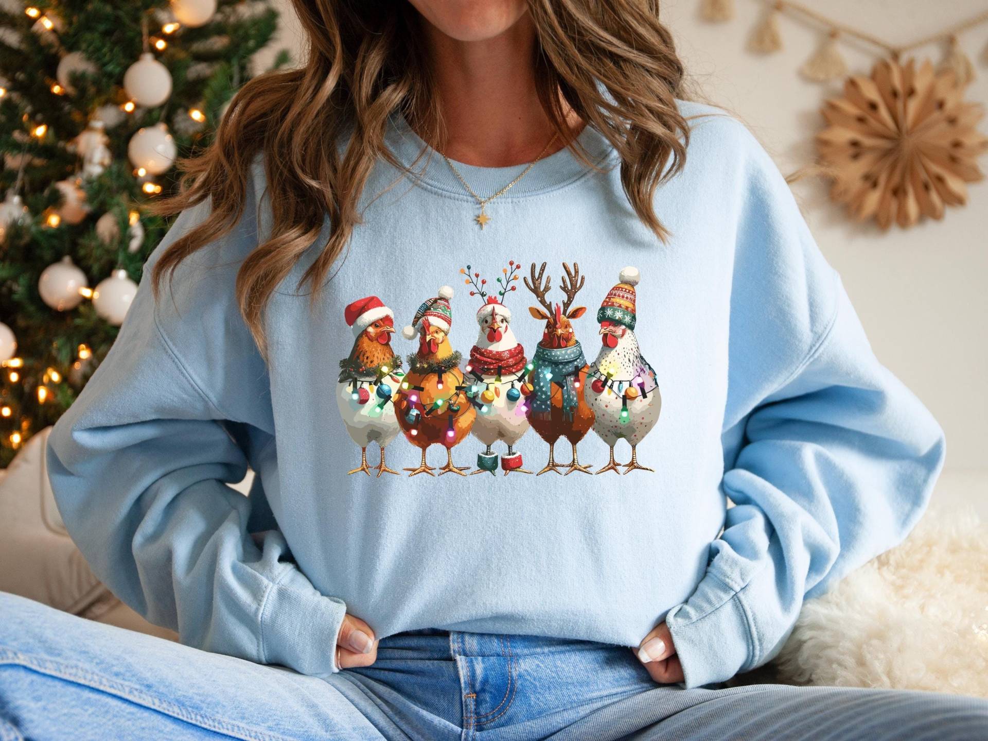 Weihnachtspullover Damen Enten | Lustiger Christmas Sweater Cozy Xmas Pullover Tiermotiv Weihnachten Geschenkidee von MaraVonKech