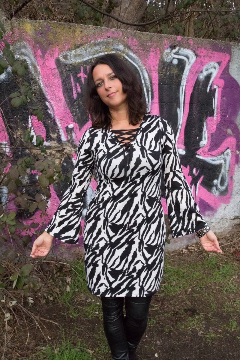Kleid „Zebra" von MaraZapoFashion