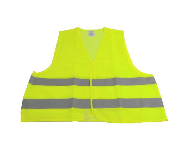 Marabellas Shop Warnweste Signalweste Warnweste Gelb EN471 Sicherheits- & Pannenweste (1-tlg) mit Klettverschluss von Marabellas Shop