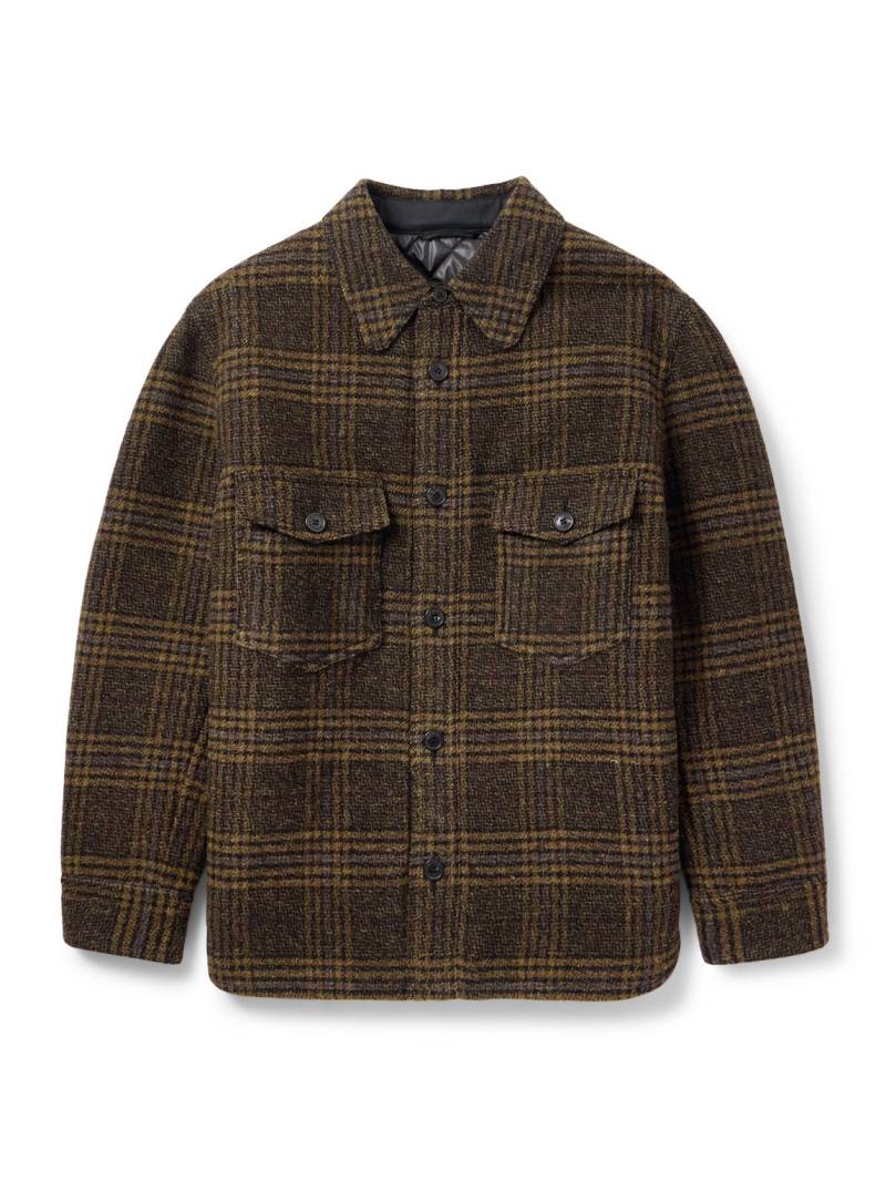 Marant - Kervey Checked Virgin Wool Overshirt - Men - Green - M von Marant
