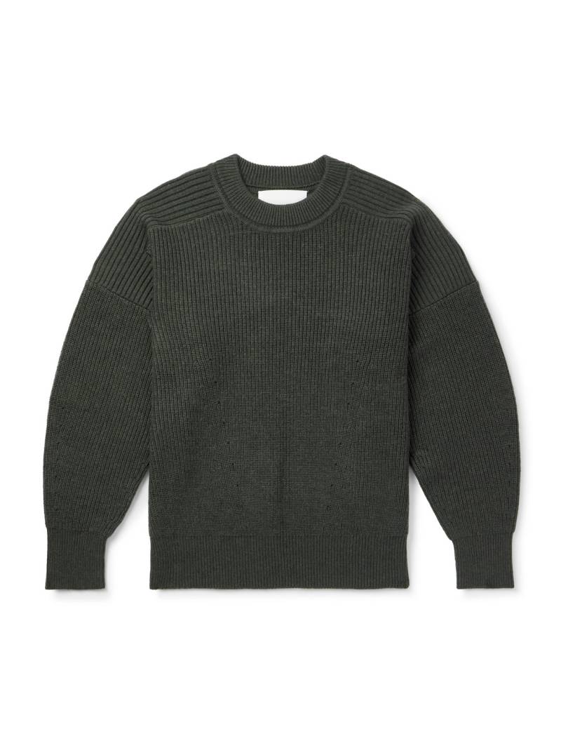 Marant - Ribbed Merino Wool Sweater - Men - Green - L von Marant