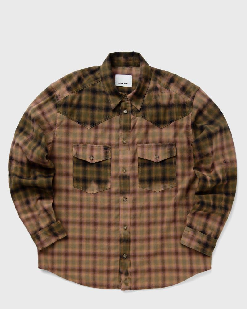 Marant SULIVAN SHIRT men Longsleeves brown in Größe:L von Marant