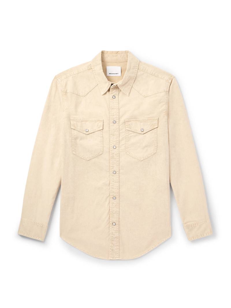 Marant - Vasco Cotton Western Shirt - Men - Neutrals - XS Marant - Vasco Cotton Western Shirt - Men - Neutrals - XS von Marant
