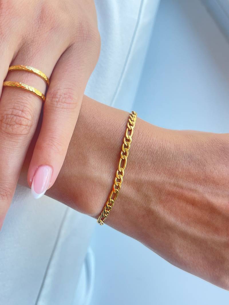 Figaro Arm Und Fusskettchen | Personalisierte Armkette Geschenk Für Fteundin Geschenke von MarasBracelet