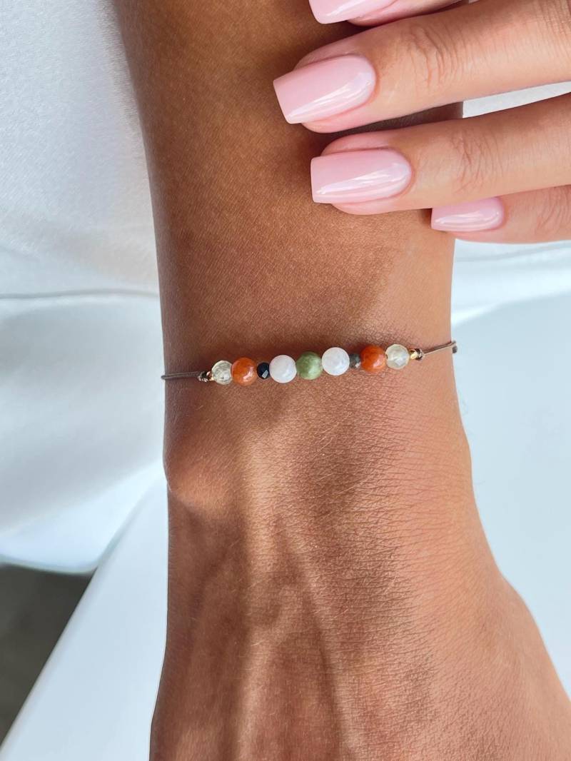 Waage Armband | Geburtsstein Sternzeichen Zodiac Heilstein Arband Personalisiertes von MarasBracelet