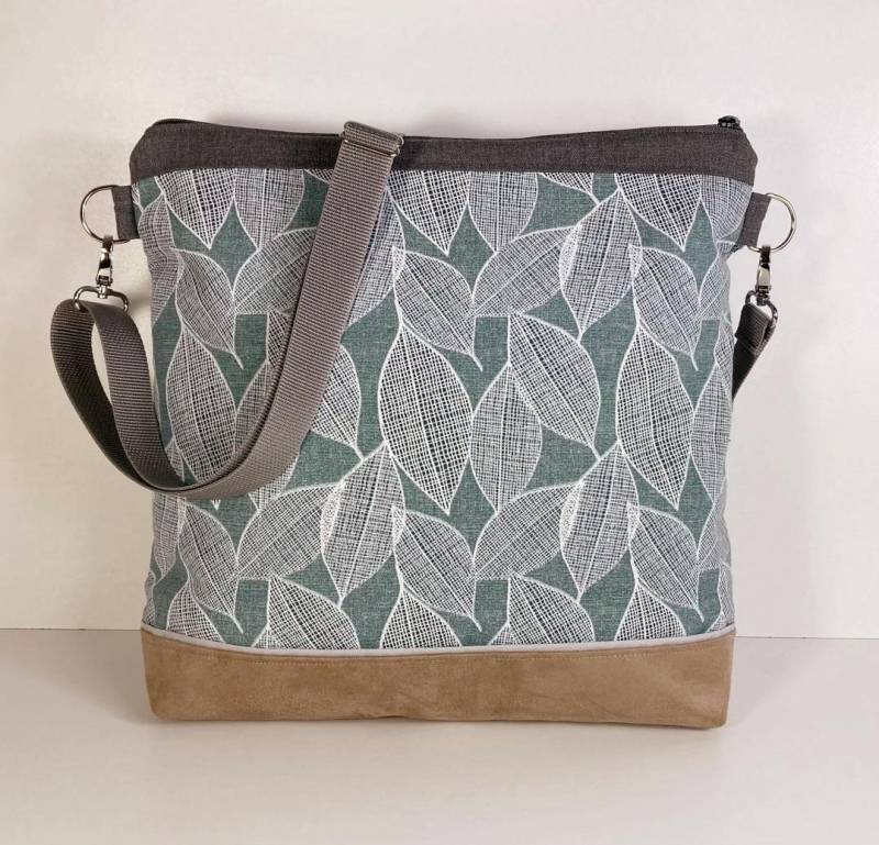 Unhängetasche Gross Helltürkis Handtasche Damen Grün von MarasTaschen