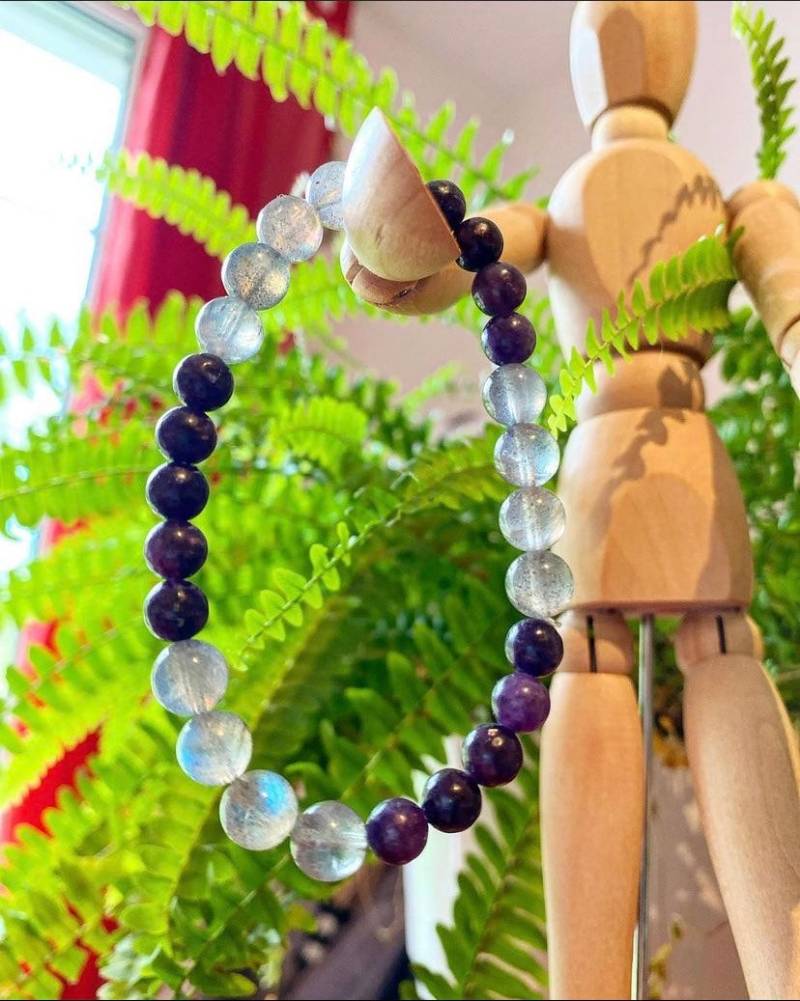 Lepidolit & Labradorit Armband Lepidolit & Labradorit Armband von MaratheWitchCH