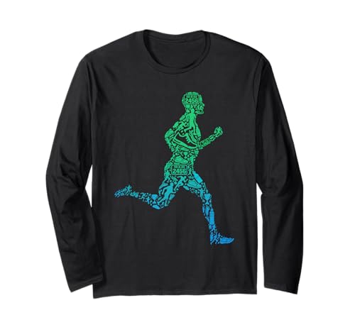 Joggen Laufen Sprinter Cross Country Workout Training Herren Langarmshirt von Marathon Runner Jogger Sprinter Gifts Runners