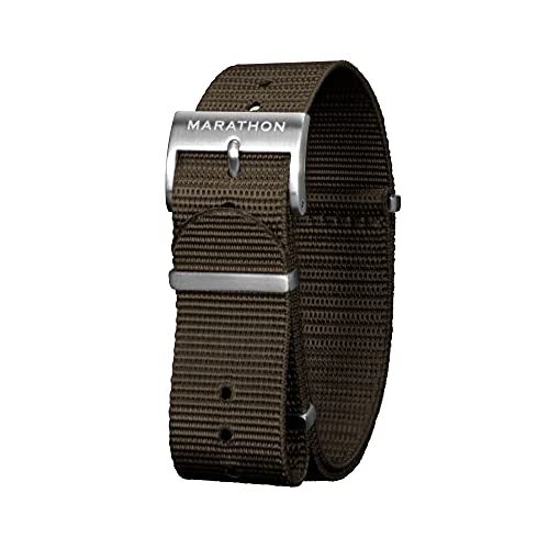 New ITEM-MARATHON WW005023 NATO Uhrenarmband mit quadratischer Schnalle, 22 mm, grün, Militärisch New ITEM-MARATHON WW005023 NATO Uhrenarmband mit quadratischer Schnalle, 22 mm, grün, Militärisch von Marathon