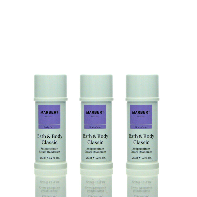 3x Marbert Bath & Body Classic Deodorant Deo Cream 40 ml = 120 ml von Marbert